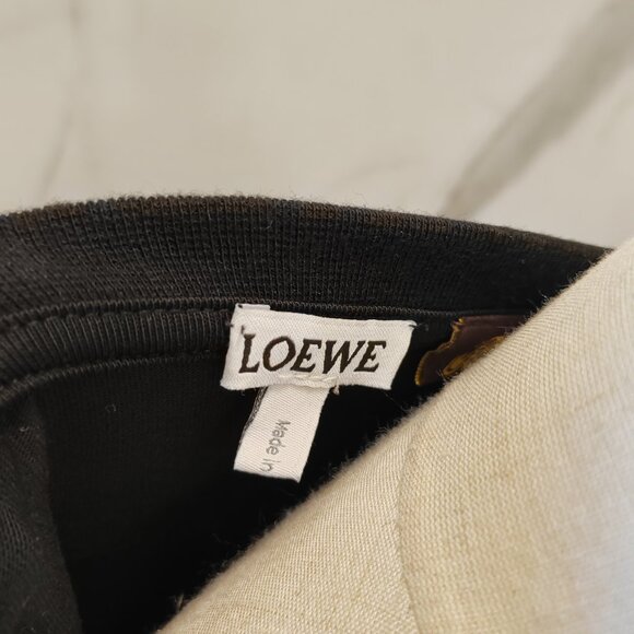 Loewe Cropped T-shirt in cotton - Picture 9 of 10
